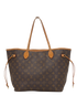 Neverfull MM, &pound;995, Handbags, Brown, Canvas, Back view